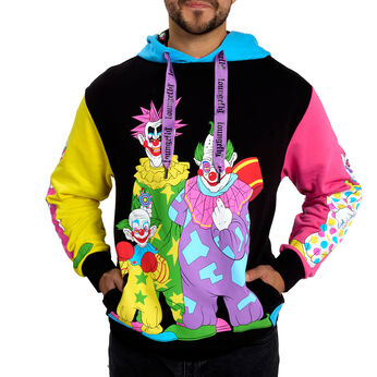 Killer Klowns from Outer Space Color Block Unisex Hoodie, Image 1