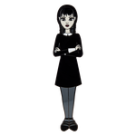 Wednesday Addams Paper Doll Magnetic Pin Set, , hi-res view 4