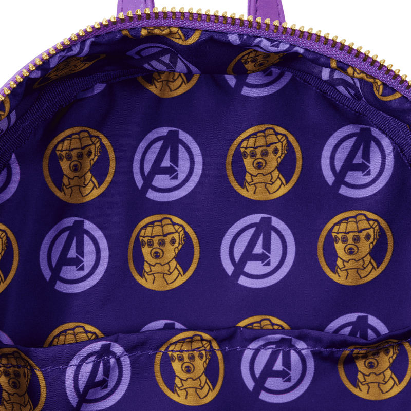 Marvel Metallic Thanos Gauntlet Mini Backpack, , hi-res view 6