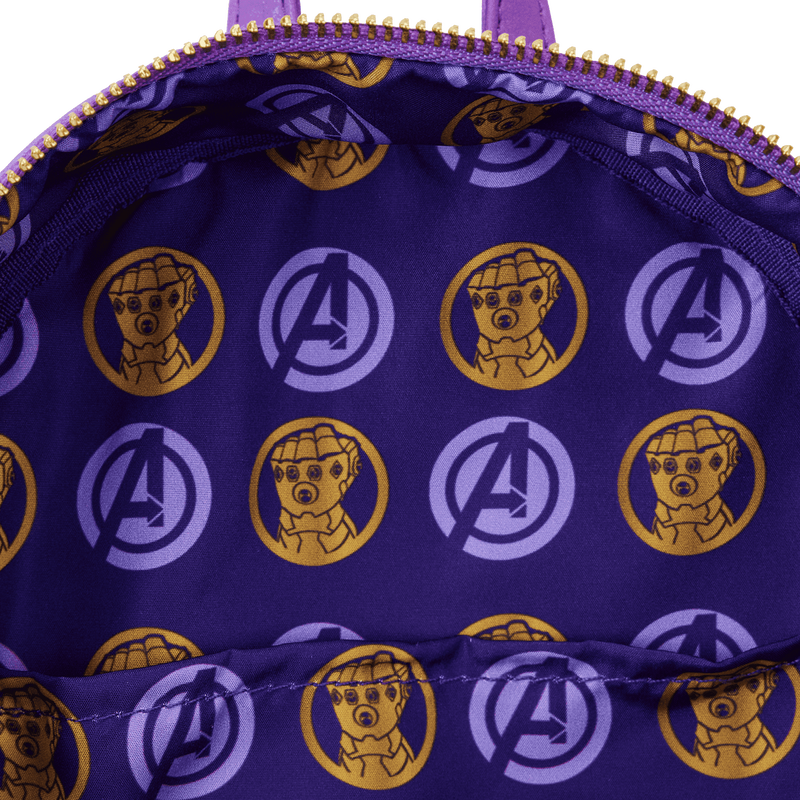 【Lounge Fly】Marvel llic Thanos Gauntlet Mini Backpack Marvel Metallic Thanos Gauntlet Mini Backpack