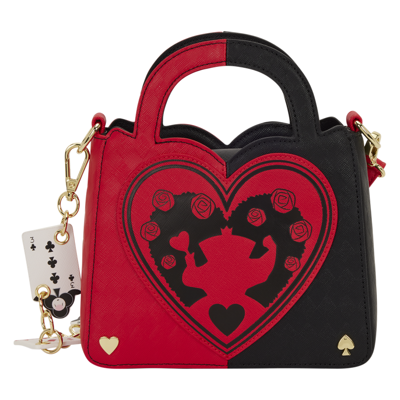 Alice in Wonderland Exclusive Queen of Hearts Crossbody Bag, , hi-res view 1