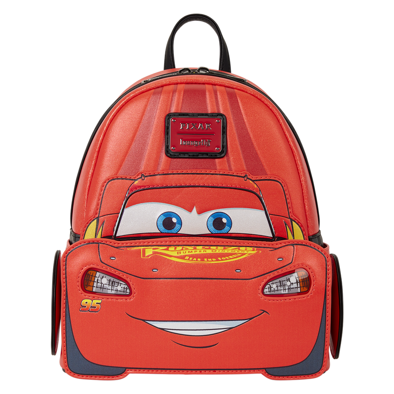 Cars 20th Anniversary Lightning McQueen Cosplay Light-Up Lenticular Mini Backpack, , hi-res view 2