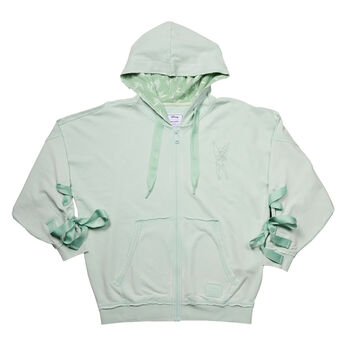 Peter Pan Tinker Bell Ribbon Unisex Zip Up Hoodie, Image 1