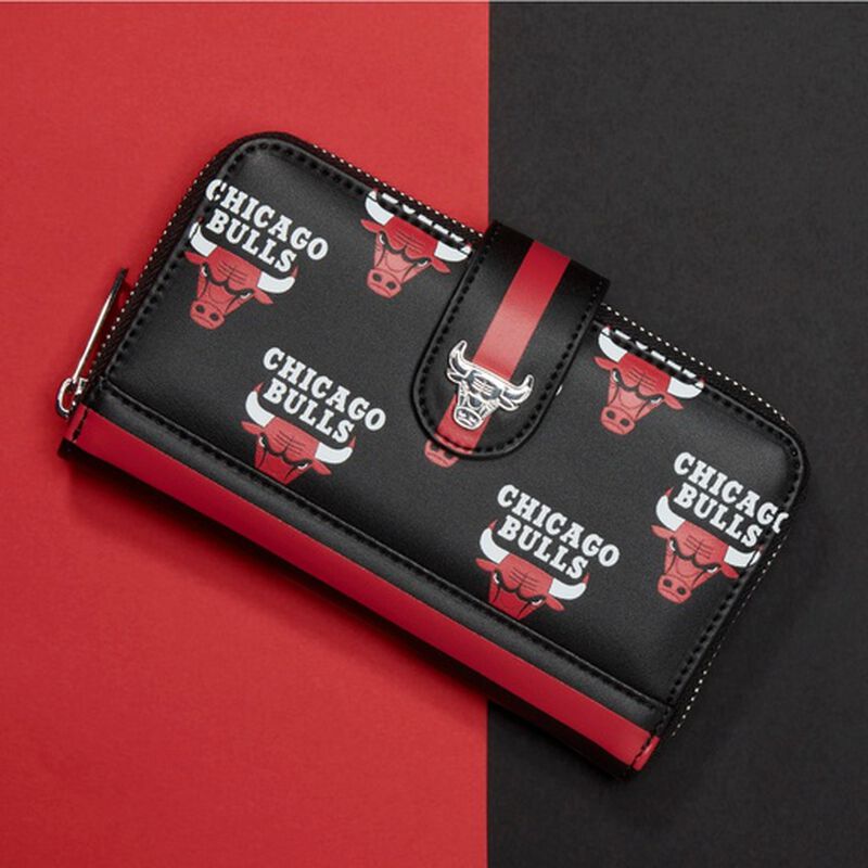NBA Chicago Bulls Logo Zip Around Wallet, , hi-res view 2