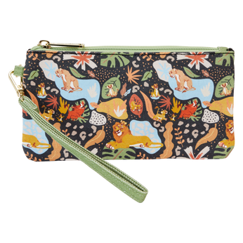 The Lion King 30th Anniversary All-Over Print Canvas Zipper Pouch Wristlet, Image 1