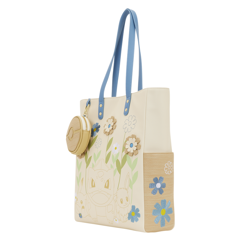 Pok&eacute;mon Floral Tote Crossbody Bag with Coin Bag, , hi-res view 4