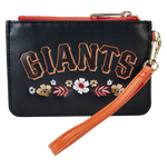 MLB San Francisco Giants Floral Card Holder Wristlet Clutch, , hi-res view 1