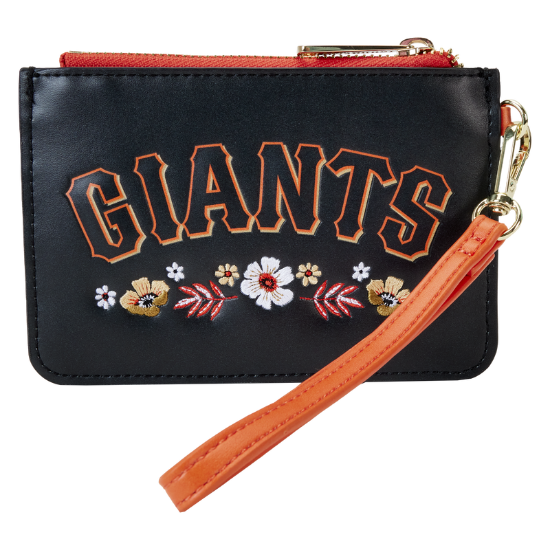 MLB San Francisco Giants Floral Card Holder Wristlet Clutch, , hi-res view 1