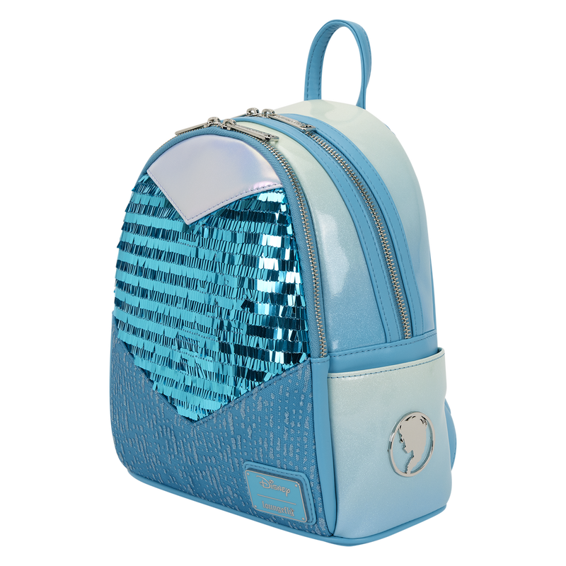 Frozen Princess Elsa Glitter Sequin Cosplay Mini Backpack, , hi-res view 5