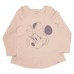 Minnie Mouse Lace Detail Raglan Tee, , hi-res view 1