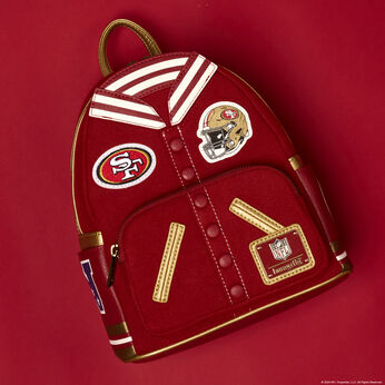 NFL San Francisco 49ers Varsity Mini Backpack, Image 2