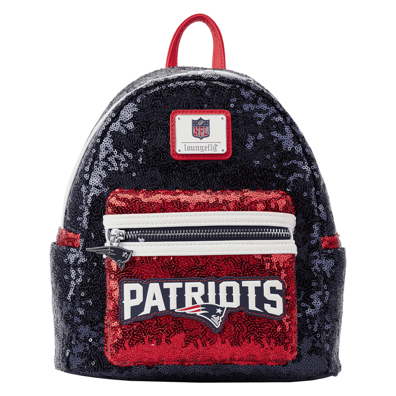 NFL New England Patriots Sequin Mini Backpack, , hi-res view 1
