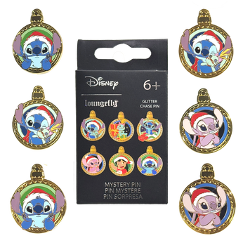 Lilo & Stitch Holiday Ornaments Mystery Box Pin, Image 1