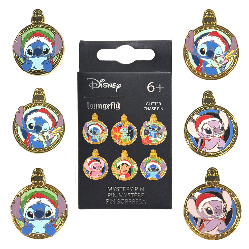 Lilo & Stitch Holiday Ornaments Mystery Box Pin, , hi-res view 1