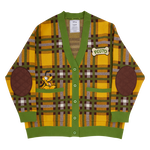 Pluto 95th Anniversary Plaid Knit Cardigan, , hi-res view 1
