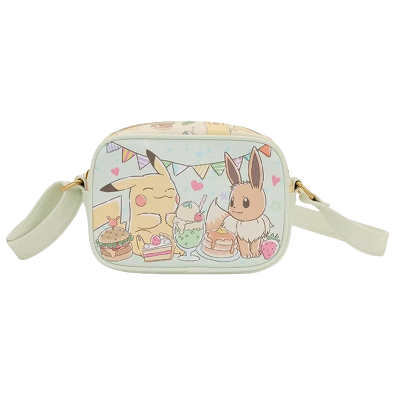Pok&eacute;mon Caf&eacute; Pikachu & Eevee Camera Crossbody Bag, , hi-res view 1