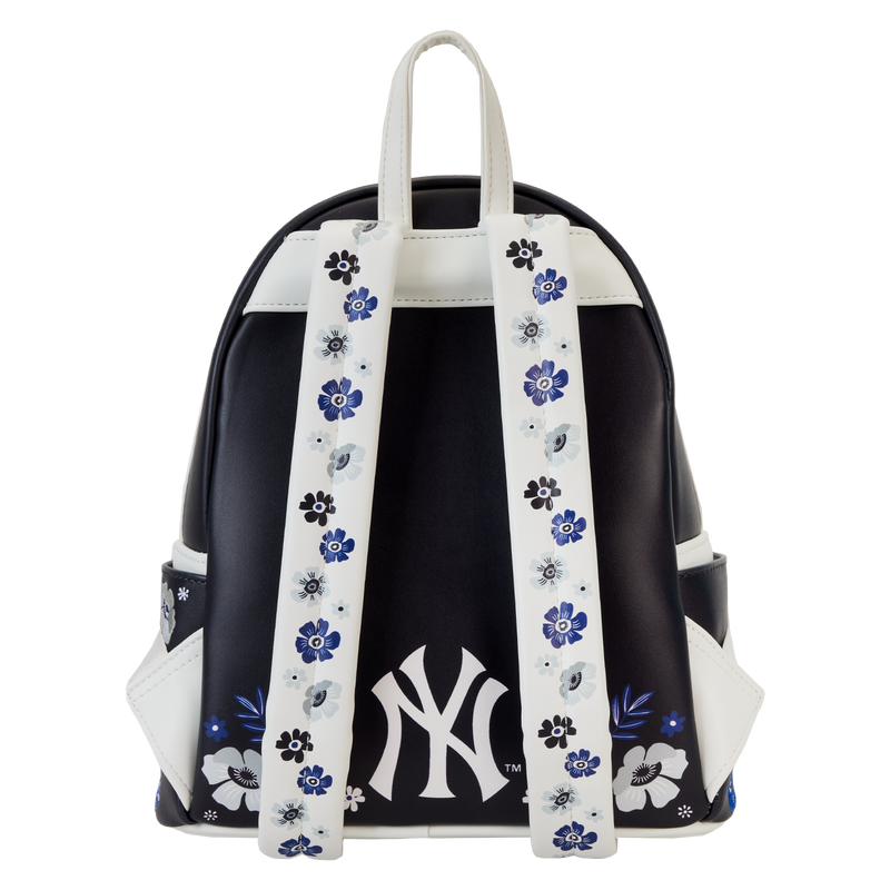 ☆Loungefly限定 New York Yankees花柄刺繍ミニBackpack☆ MLB New York Yankees Floral Mini Backpack | Loungefly