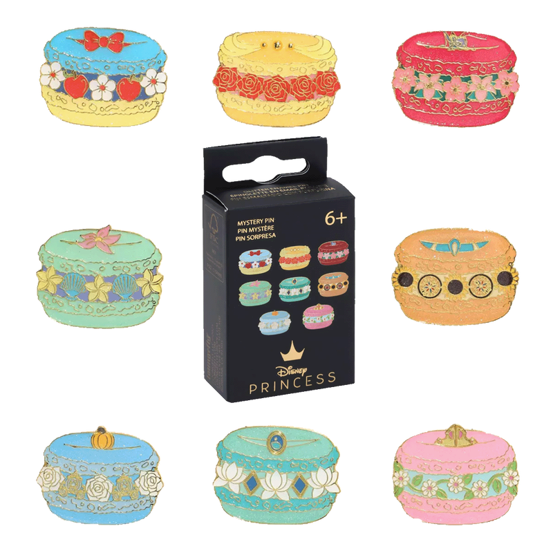 DISNEY PRINCESS MACARON BLIND BOX PIN, , hi-res view 1