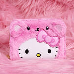 Sanrio Exclusive Hello Kitty Teddy Bear Cosplay Plush Zip Around Wallet, , hi-res view 2