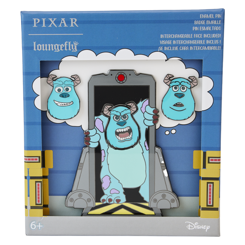 Pixar Sulley Door Mixed Emotions 4-Piece Pin Set, , hi-res view 1