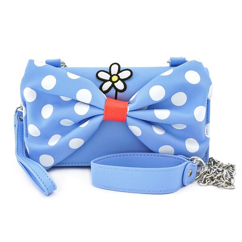 LOUNGEFLY X DISNEY POSITIVELY MINNIE POLKA DOT CROSS BODY WRISTLET, , hi-res view 1