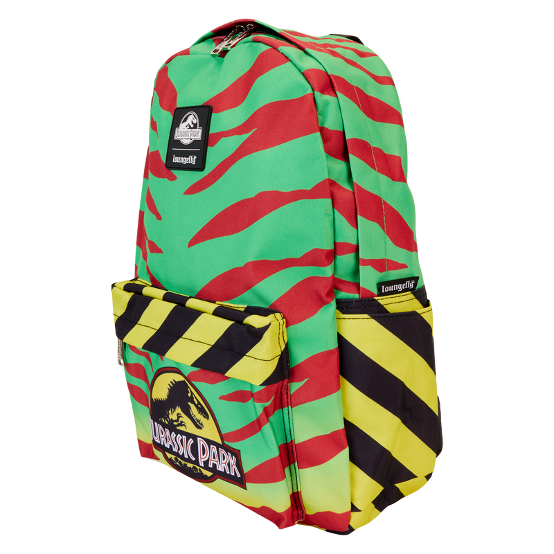Jurassic Park Tour Vehicle Print Nylon Full-Size Backpack, , hi-res view 3