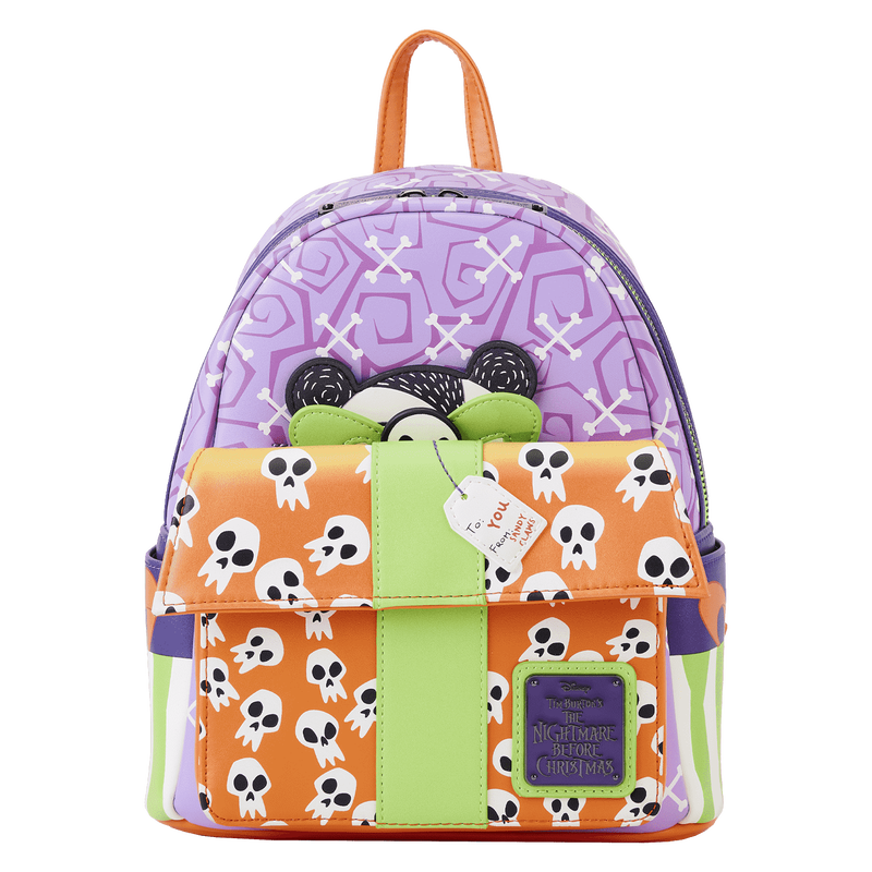 Nightmare Before Christmas Scary Teddy Present Mini Backpack, , hi-res view 3