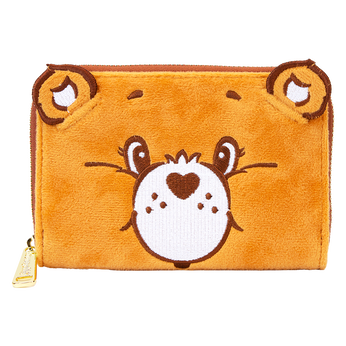 Care Bears Exclusive Tenderheart Bear Plush Cosplay Zip Around Wallet, Image 1