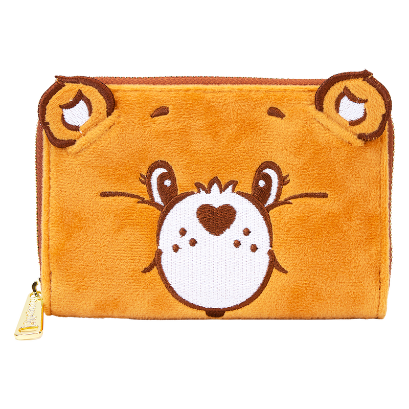 Care Bears Exclusive Tenderheart Bear Plush Cosplay Zip Around Wallet, , hi-res view 1