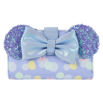 Minnie Mouse Exclusive Iridescent All-Over Print Sequin Ear Flap Wallet, , hi-res view 1