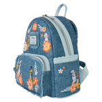 Disney Dogs & Cats Floral Faux Denim Fringe Mini Backpack, , hi-res view 5