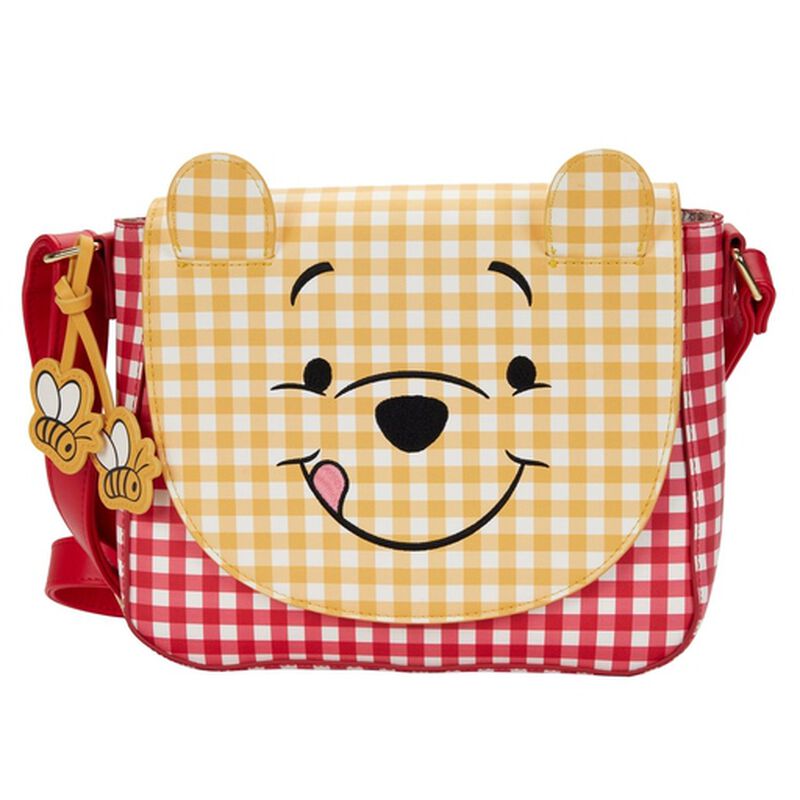 Winnie the Pooh Gingham Cosplay Crossbody Bag, , hi-res image number 1