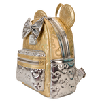 Minnie Mouse Exclusive Metallic Gold & Silver Quilted Mini Backpack, , hi-res view 4