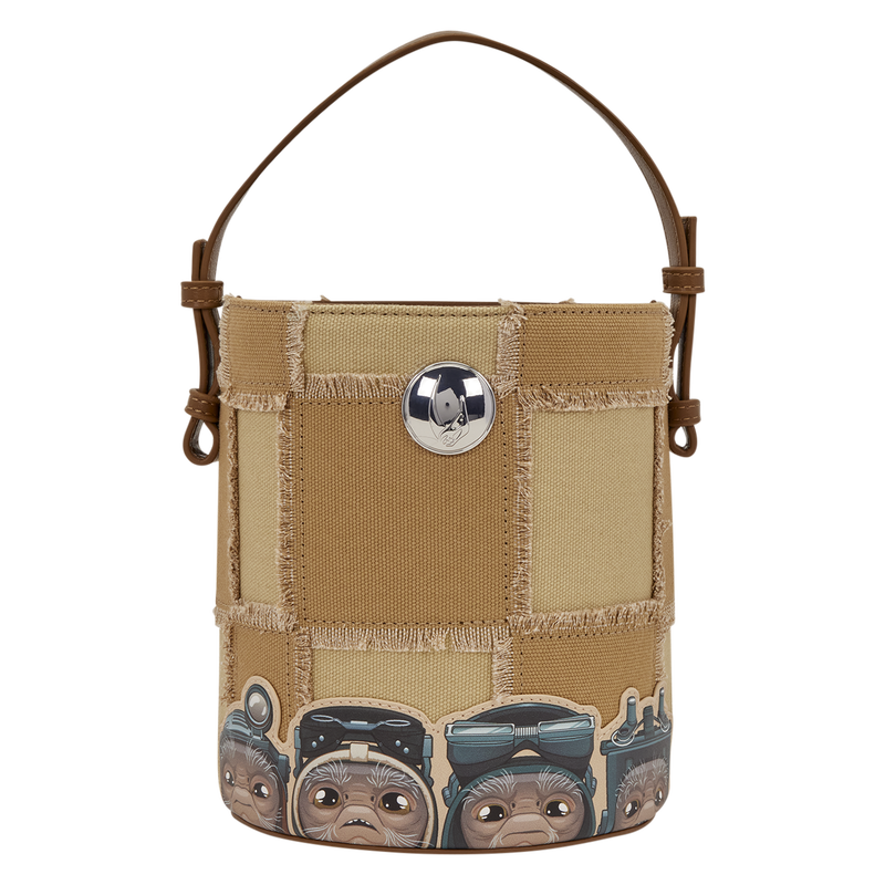 The Mandalorian Grogu & Anzellan Drawstring Bucket Crossbody Bag with Coin Bag, , hi-res view 1