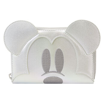 Limited Edition Exclusive - Disney100 Platinum Mickey Mouse Cosplay Zip Around Wallet, Image 1