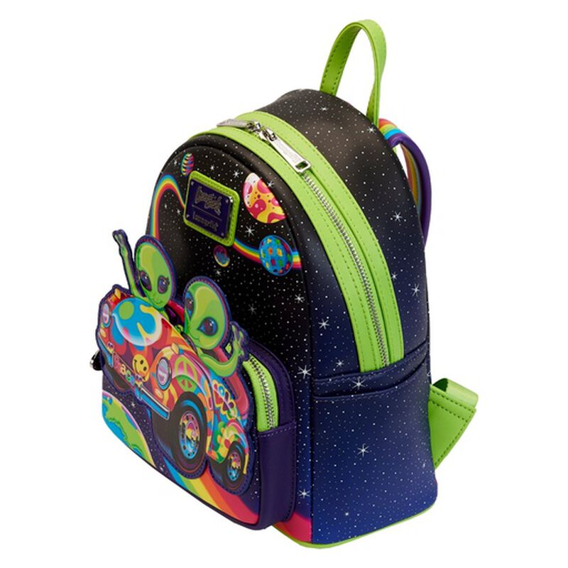 Lisa Frank Cosmic Alien Ride Glow Mini Backpack, , hi-res view 5