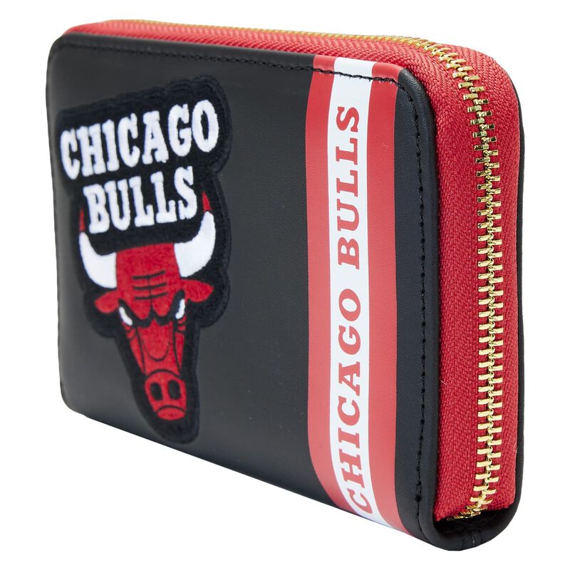 NBA Chicago Bulls Patch Icons Zip Around Wallet, , hi-res image number 3