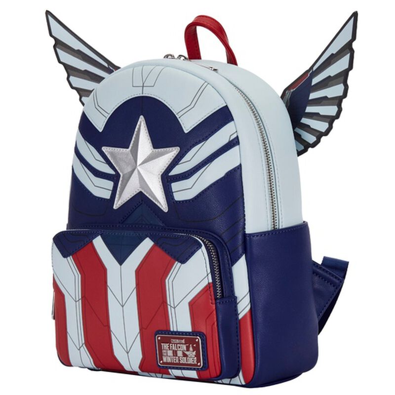 Falcon Captain America Cosplay Mini Backpack, , hi-res image number 6