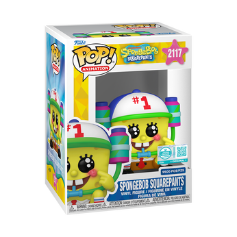 Pop! SpongeBob SquarePants with Drink Hat, Image 2