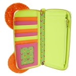 Minnie Mouse Exclusive Color Block Neon Sequin Zip Around Wristlet Wallet, , hi-res view 6