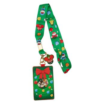 Chip and Dale Ornaments Lanyard with Card Holder, Image 1