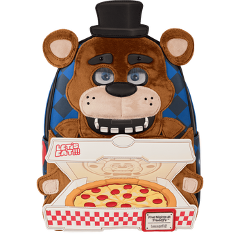 Five Nights at Freddy's Freddy Fazbear Plush Cosplay Lenticular Mini Backpack, Image 1