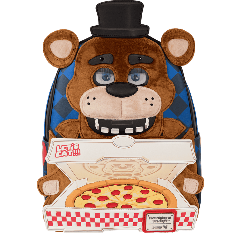 Five Nights at Freddy's Freddy Fazbear Plush Cosplay Lenticular Mini Backpack, , hi-res view 1