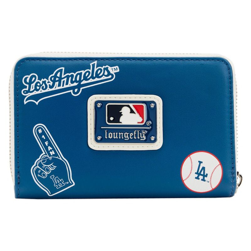 MLB LA Dodgers Patches Zip Around Wallet, , hi-res image number 4