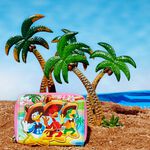 Exclusive - Three Caballeros Beach Scene Zip Around Wallet, , hi-res image number 2