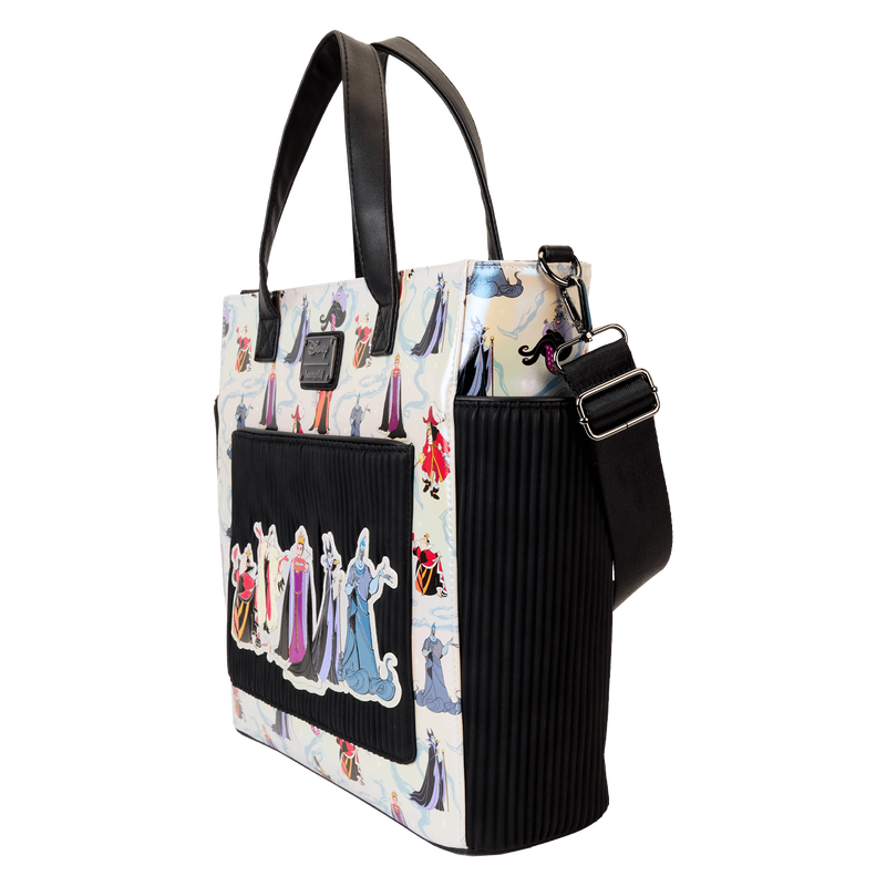 Disney Villains Iridescent All-Over Print Convertible Backpack & Tote Crossbody Bag, , hi-res view 3