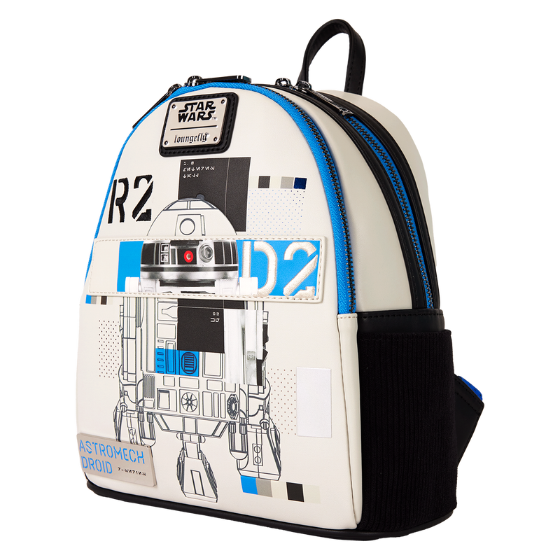 Star Wars: The Power of the Force R2-D2 Astromech Droid Light Up Mini Backpack, , hi-res view 5