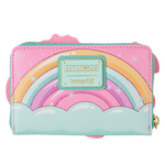 Minions Fluffy Unicorn Rainbow Glitter Zip Around Wallet, , hi-res view 5