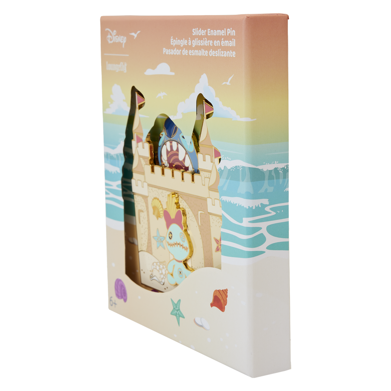 Stitch Sandcastle Beach Surprise 3 Collector Box Pin, , hi-res image number 2