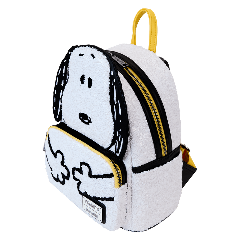 Limited Edition Peanuts 75th Anniversary Snoopy Sequin Cosplay Mini Backpack, , hi-res view 5
